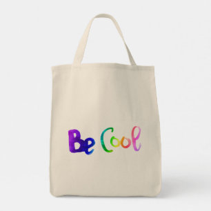 Bolsa Tote Seja letra de desenho de lettering de aquarela leg
