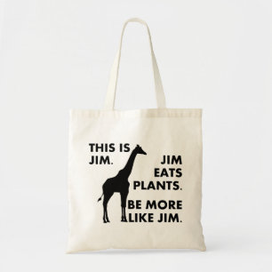 Bolsa Tote Seja mais como a sacola de Jim