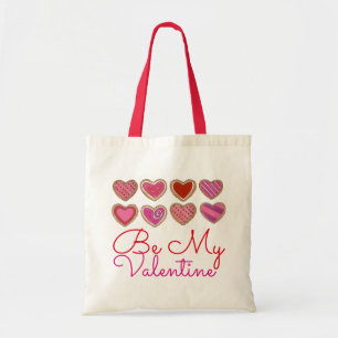 Bolsa Tote Seja meu Namorados Dia de os namorados de Cookies
