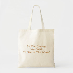 Bolsa Tote Seja o amarelo da mudança