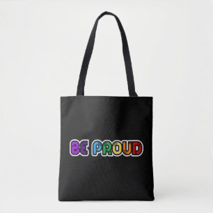 Bolsa Tote Seja Orgulho gay LGBT orgulhoso