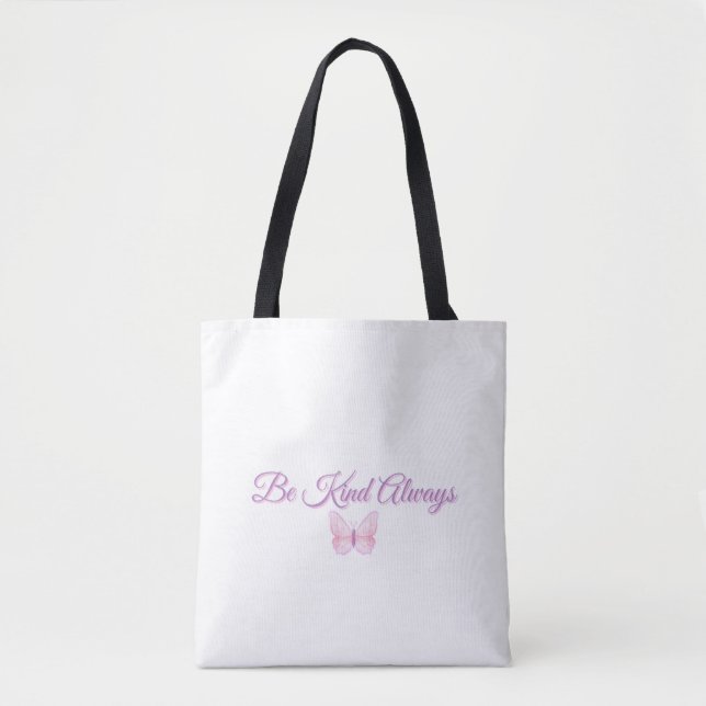 Bolsa Tote Seja Sempre Gentil 💖 (Frente)