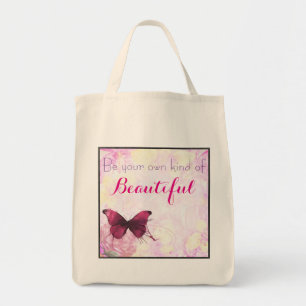 Bolsa Tote Seja seu próprio tipo da aguarela bonita da