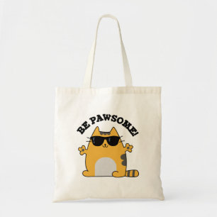 Bolsa Tote Seja um Gato Engraçado Engraçado.