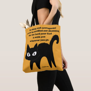 Bolsa Tote Seja um gato preto forte e corajoso