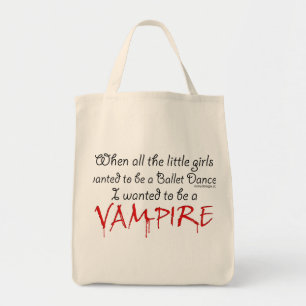 Bolsa Tote Seja um vampiro