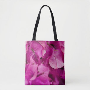 BOLSA TOTE SELECTIVE FOCUS PHOTOGRAPHY OF PINK BOUGAINVILLEA