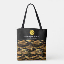 Bolsa Tote Seletor Personalizado de Impressão de Tigre Dourad