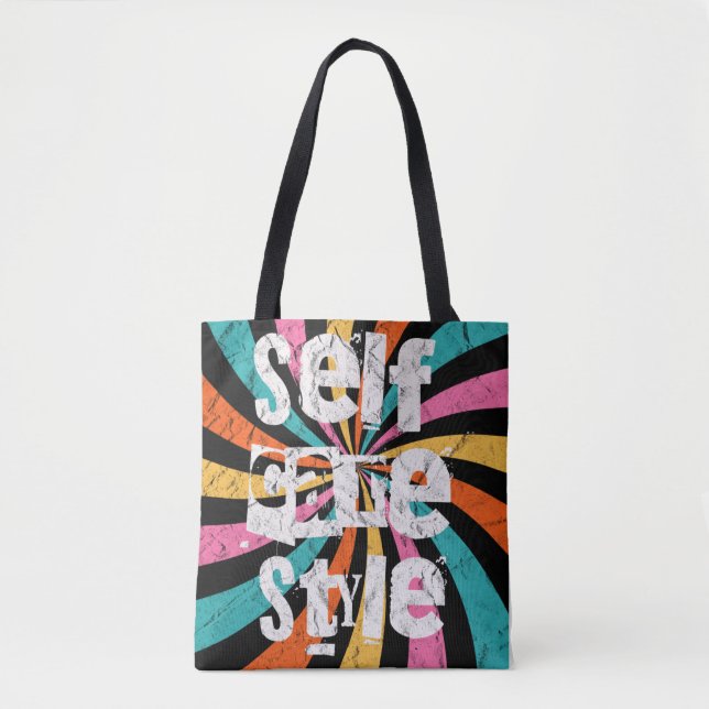 Bolsa Tote selfcare style, mental health matters (Frente)
