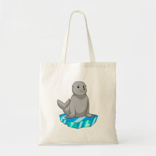 Bolsa Tote Selo com flutuação de gelo