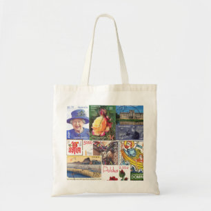 Bolsa Tote Selos do viagem do mundo (colagem)