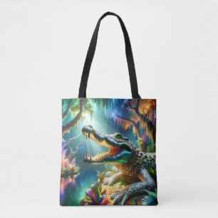 Bolsa Tote Selva Crocodilo Encantada Fantasy