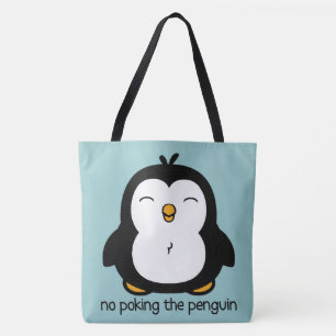 Bolsa Tote Sem Apontar O Design De Pinguim