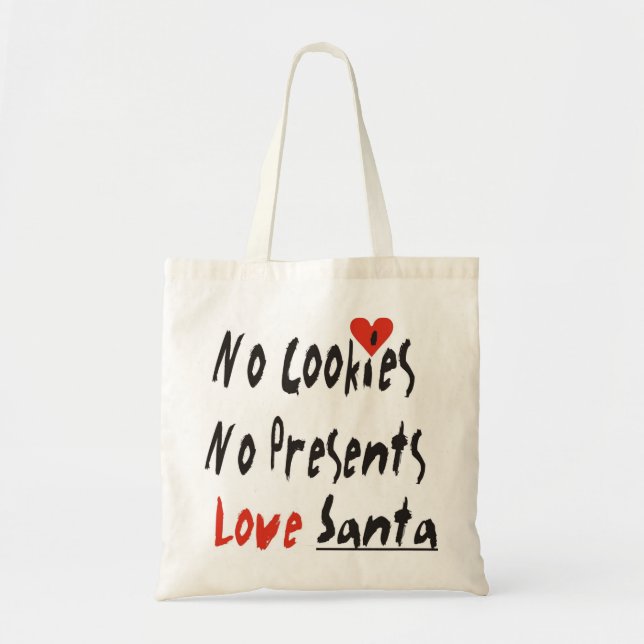 Bolsa Tote Sem cookies,Sem presentes (Frente)