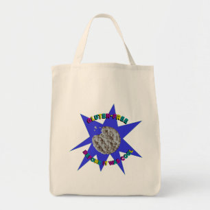 Bolsa Tote "Sem glúten antes que estiver" 80's-90's retro