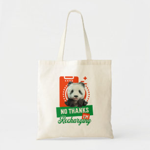 Bolsa Tote Sem Obrigados, estou recarregando a bateria do bot