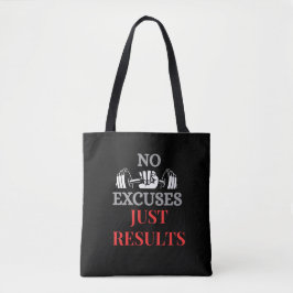 Bolsa Tote Sem Perdão Apenas Resultados Motivacionais