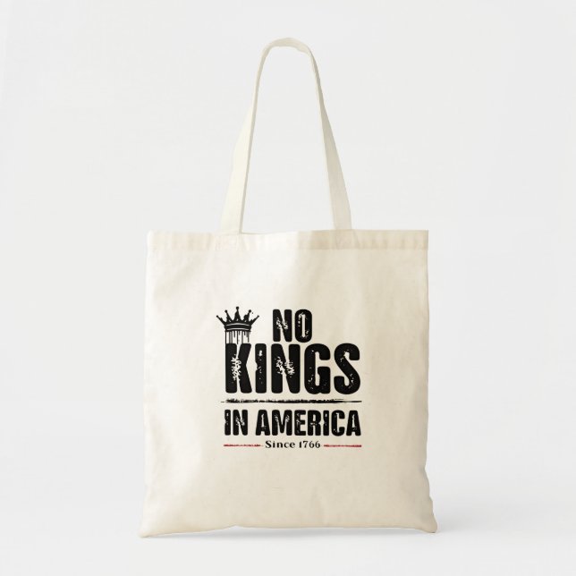 Bolsa Tote Sem Reis na América Anti-Trump Americana Patriótic (Frente)