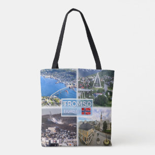 Bolsa Tote SEM Tromso - Vista Aérea - Catedral Ártica -