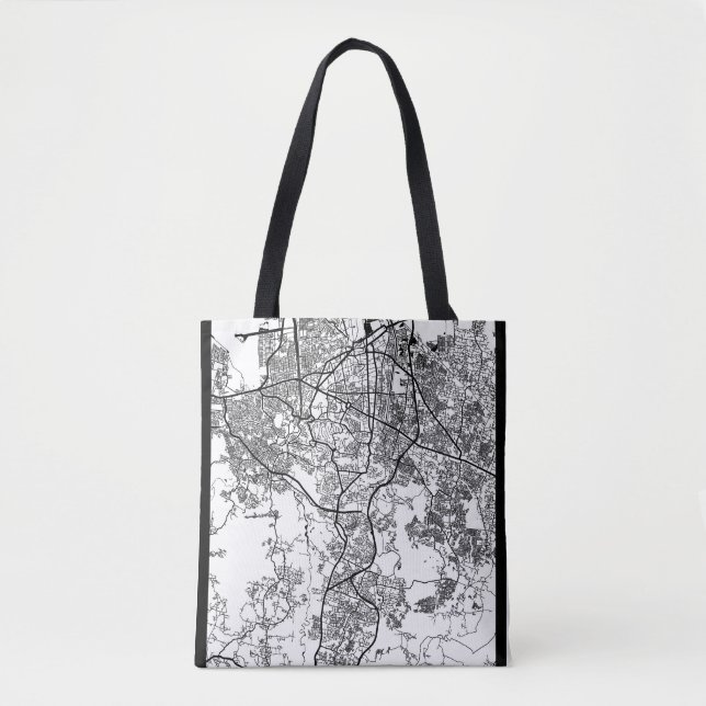 Bolsa Tote Semarang Indonesia City Map (Frente)