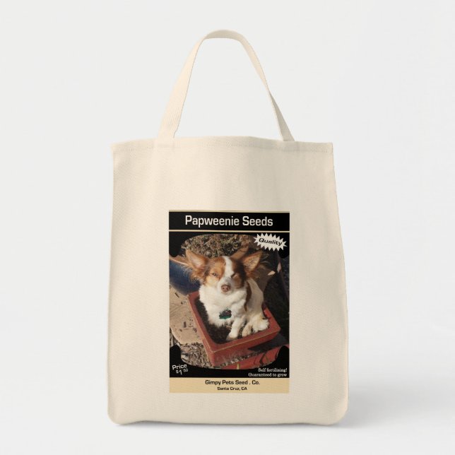 Bolsa Tote Sementes de Papweenie por animais de estimação (Frente)