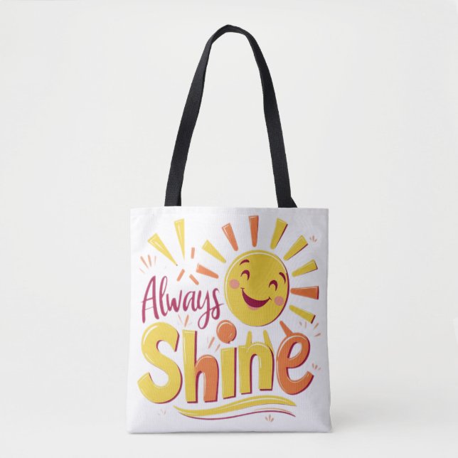Bolsa Tote Sempre brilhar (Frente)