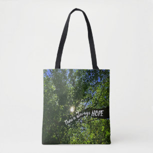 Bolsa Tote Sempre Esperar A Luz Do Sol Através De Árvores Ins