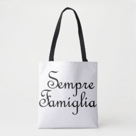 Bolsa Tote Sempre Famiglia - Italiano - Família Sempre