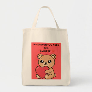 BOLSA TOTE “SEMPRE QUE VOCÊ PRECISAR DE MIM, EU ESTOU AQUI.”