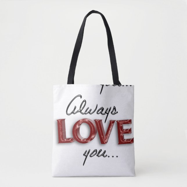 Bolsa Tote Sempre te amo (Frente)