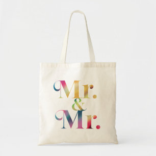 Bolsa Tote Senhor & Senhor Festa de Despedida Gay Casamento G