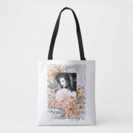 Bolsa Tote Senhora com flores