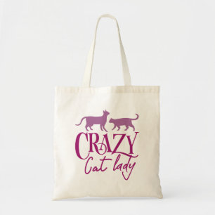 Bolsa Tote Senhora de Gato Louca