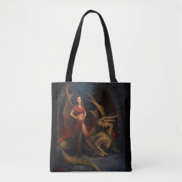 Bolsa Tote Senhora e Dragão