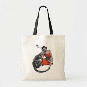 Bolsa Tote Senhora e leopardo