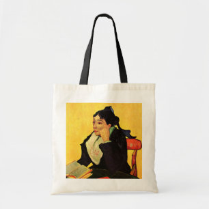 Bolsa Tote Senhora Ginoux com Livros por Vincent van Gogh