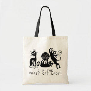 Bolsa Tote Senhora louca do gato