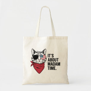 Bolsa Tote Senhora Presidente do Tempo 2024 Kamala Harris DNC