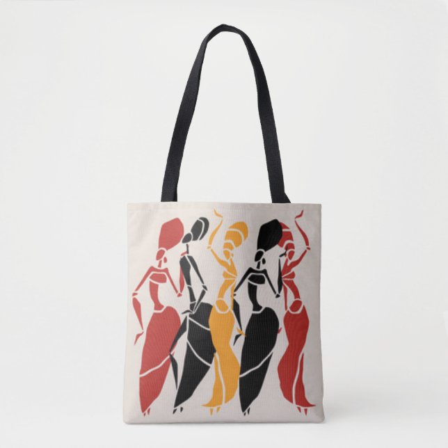 Bolsa Tote Senhoras africanas da dança (Frente)