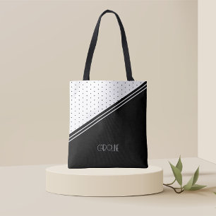 Bolsa Tote Senhoras Elegantes Bolinhas Boho Fofo 