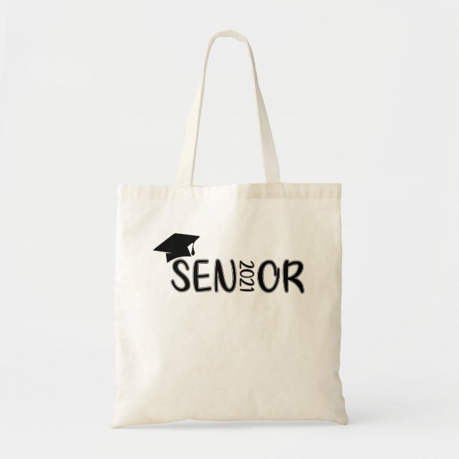 Bolsa Tote Senior 2021 Graduation, Class of 2021, Senior 2021 (Frente)