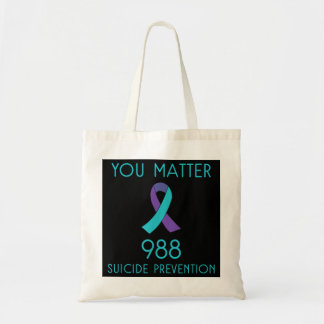Bolsa Tote Sensibilização Suicida - Camisa 988 - Prevenção ao