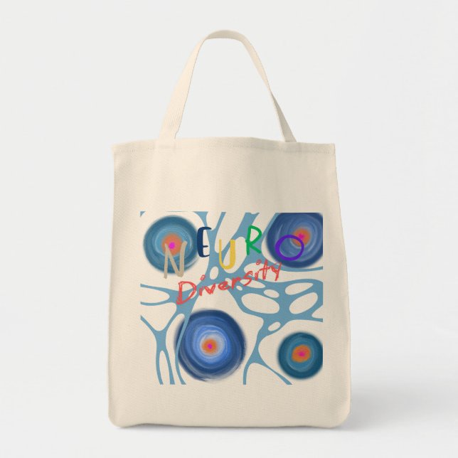 Bolsa Tote Sensor de Aspergers do Neuro Autism (Frente)