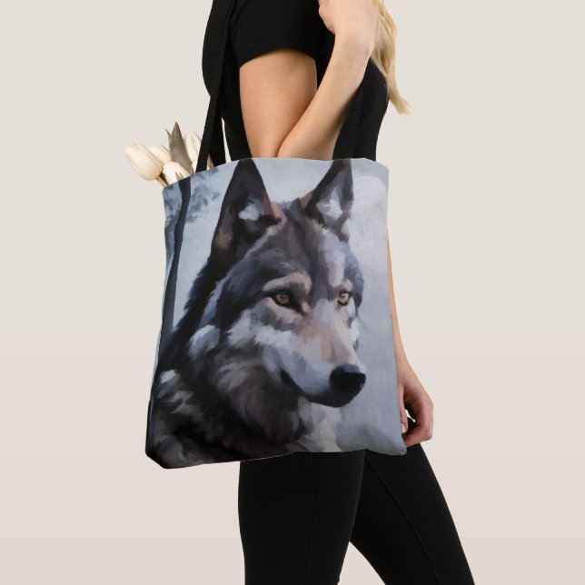 Bolsa Tote Sentinela ao Luar (Close Up)