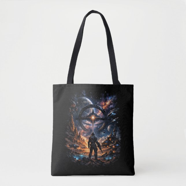 Bolsa Tote Sentinela do Portão Estelar (Frente)