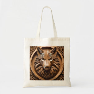 Bolsa Tote Sentinela Silvestre: A Impressão Majestosa do Lobo