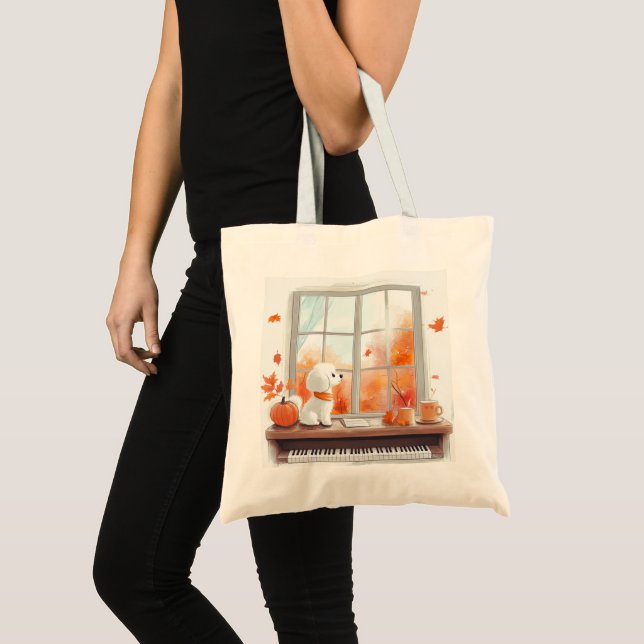 Bolsa Tote "Sentir o outono" (Frente (produto))