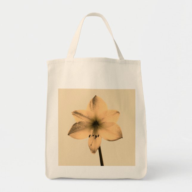 Bolsa Tote sepia amaryllis (Frente)