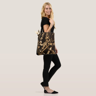 Bolsa Tote Sepia Crystal Chandelier