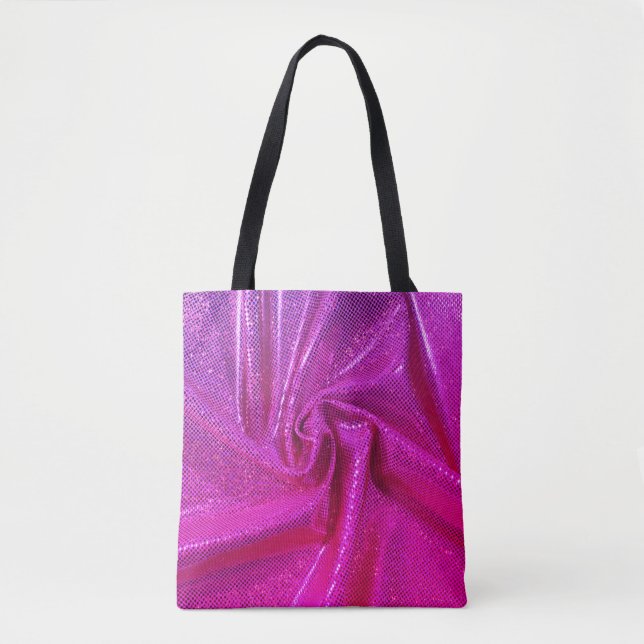 Bolsa Tote Sequin sparkle pink (Frente)